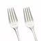 Engraved Bride and Groom Silver Wedding Fork Set, Vintage Utensils for Wedding